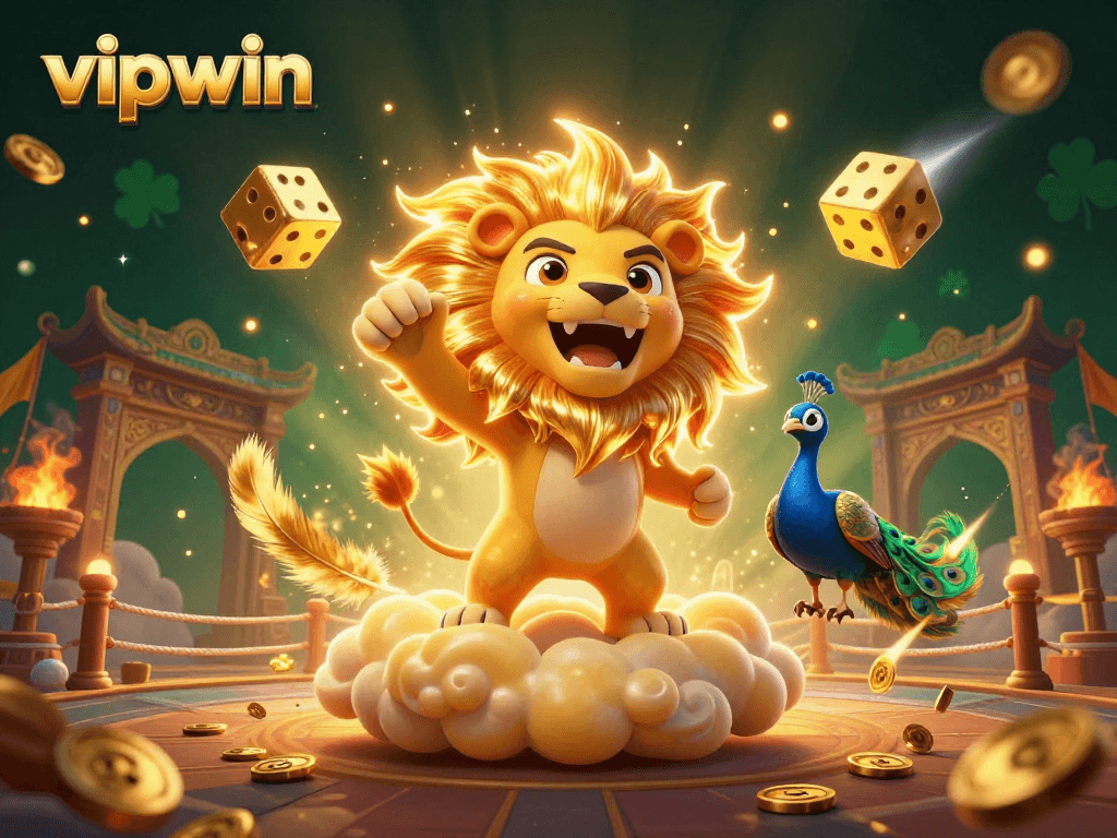 Experience the thrilling energy of vipwin with vibrant casino characters and dynamic gameplay elements.