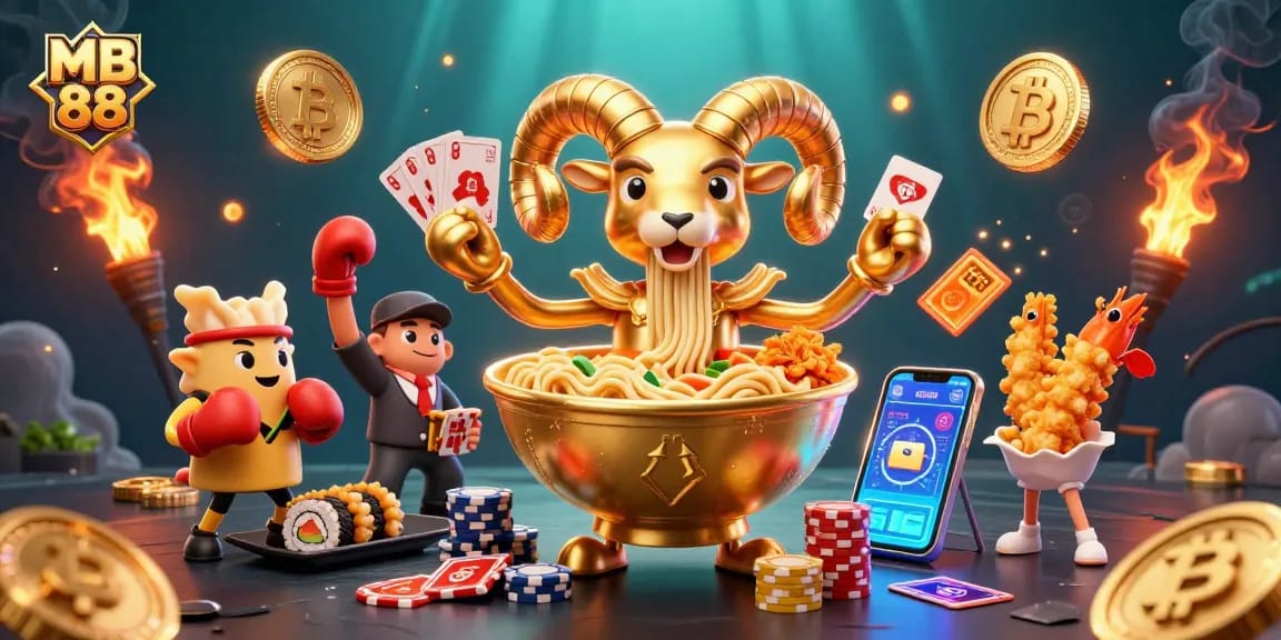 Bet and win at MB 88 with vibrant 3D characters and crypto gaming elements.
