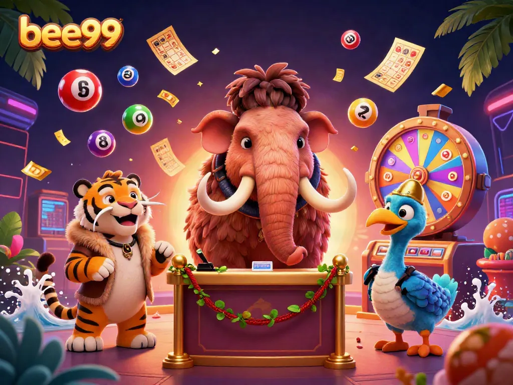 Experience thrilling wins at bee999 with vibrant games, fun lottery balls, and extravagant characters.