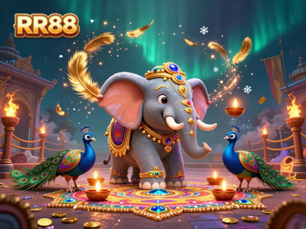 Engage in exciting gameplay at RR88 with rich visuals of a magical casino experience featuring dynamic elements.