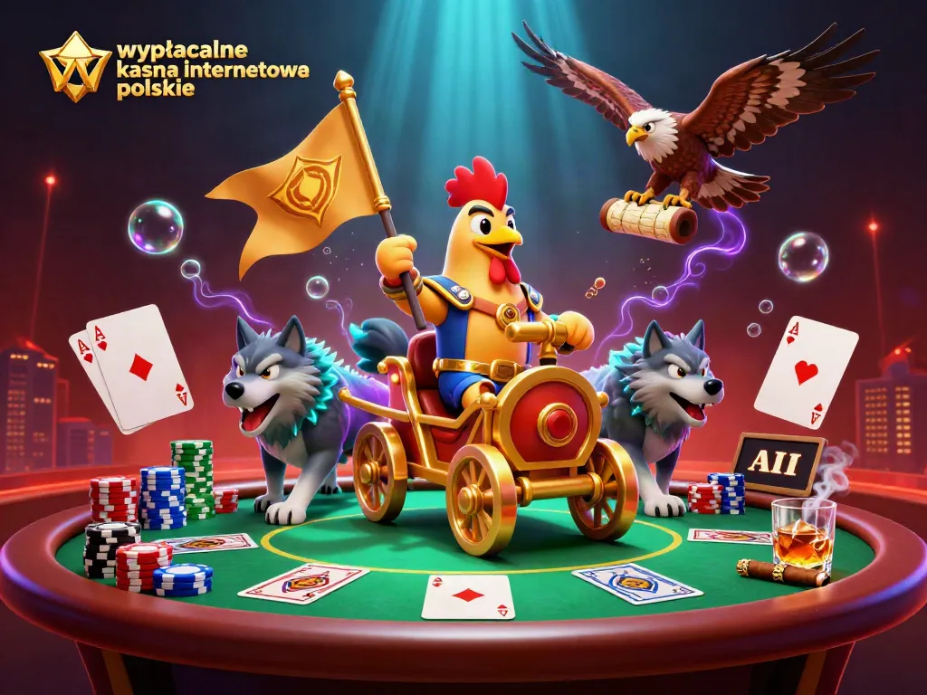 Win big at wypłacalne kasyna internetowe polskie with poker and vibrant 3D casino elements.