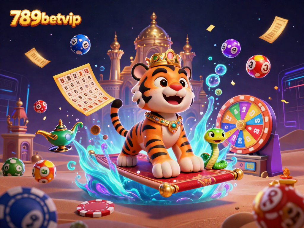 Experience thrilling gameplay with 789betvip featuring vibrant lottery balls and the enchanting sultan.