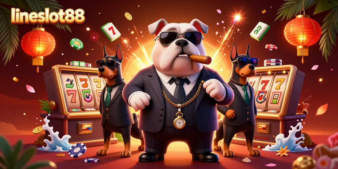 Engage in thrilling gameplay with lineslot88 surrounded by dynamic casino elements.