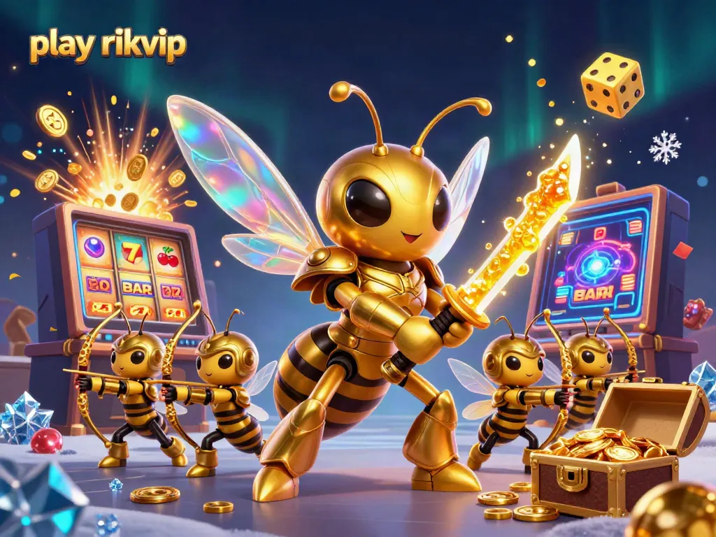 Experience the excitement and play rikvip with immersive casino games in a vibrant 3D scene.