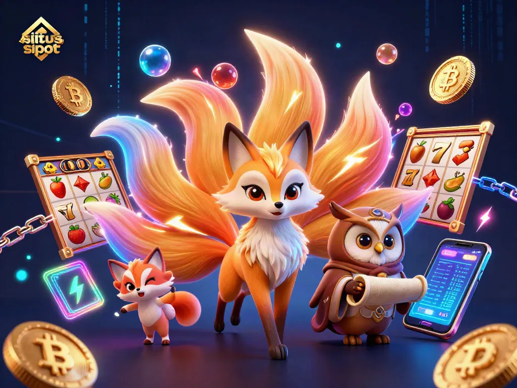 Engage in the excitement of situs slot with vibrant characters and dynamic game elements.