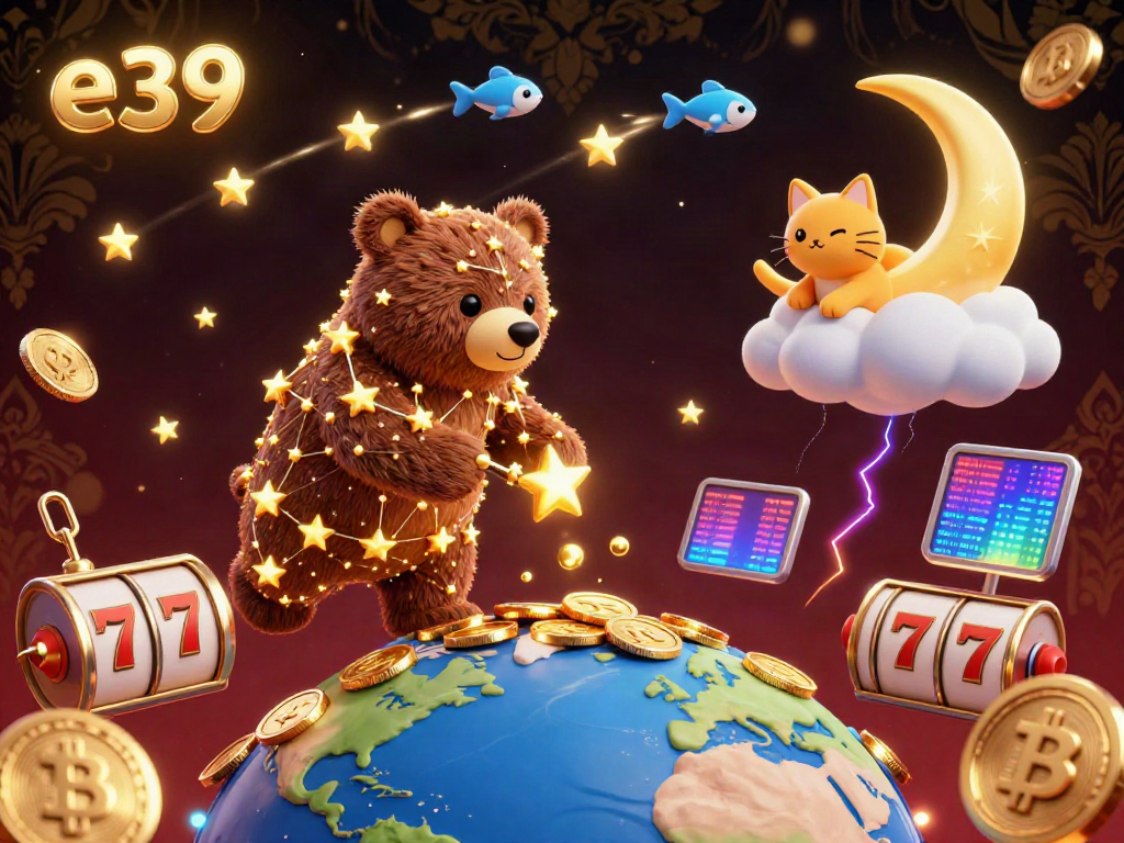 e39 players win big with golden star bear and crypto treasures in vibrant casino scene.