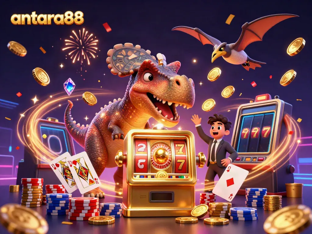 Experience the excitement of antara88 with a dinosaur-themed casino adventure featuring thrilling jackpots and dynamic action.