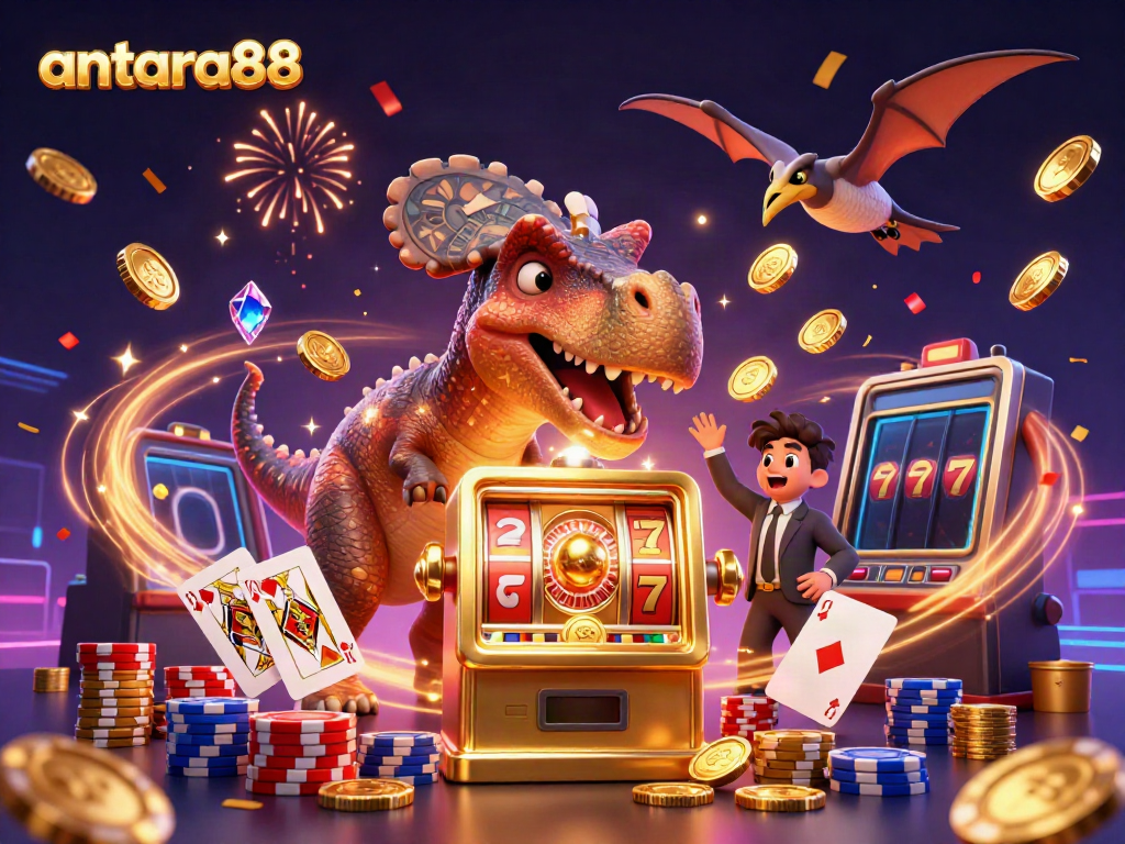 Experience the excitement of antara88 with a dinosaur-themed casino adventure featuring thrilling jackpots and dynamic action.