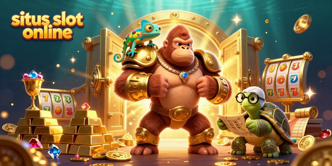 Mainkan situs slot online bersama karakter kasino lucu, menikmati harta karun dan kemenangan.