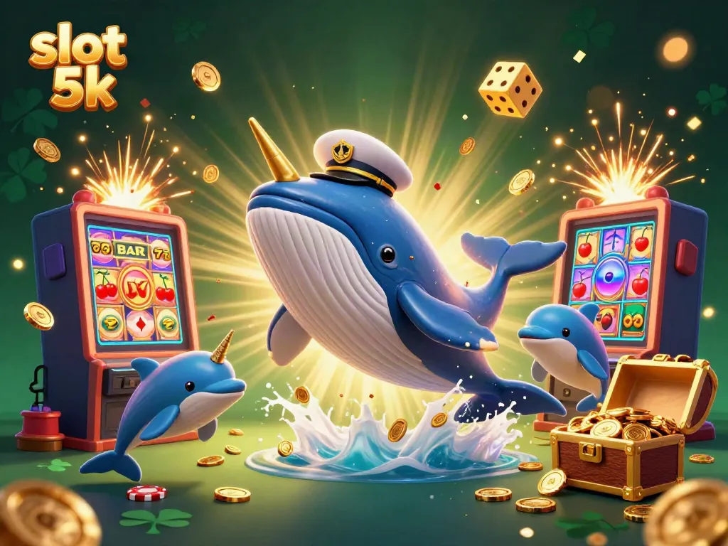 Experience thrilling jackpots with slot 5k in this whimsical 3D casino scene
