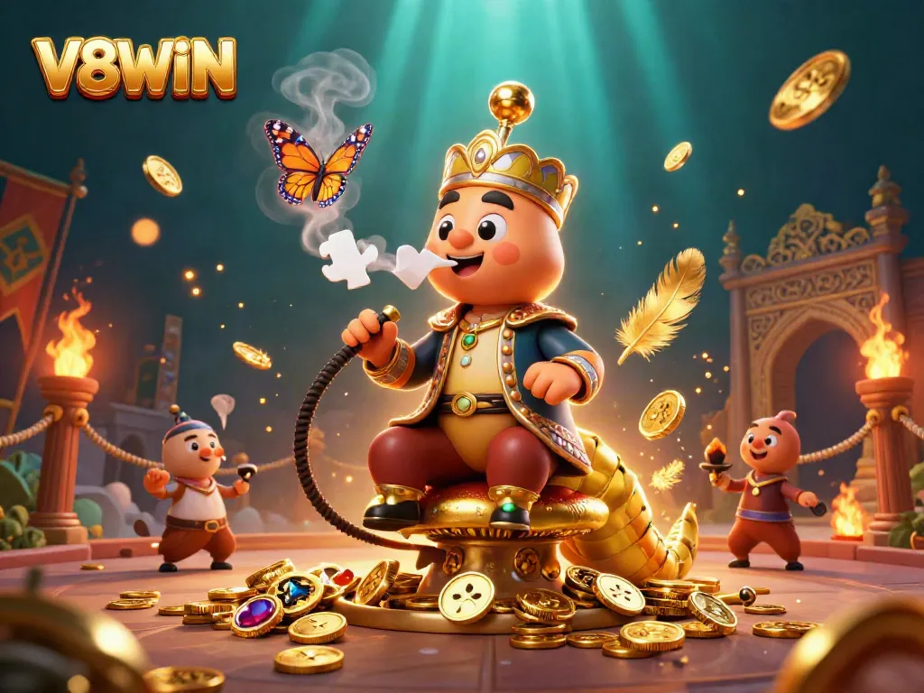 Experience exhilarating gameplay at V8WIN with vibrant characters and rich casino graphics.
