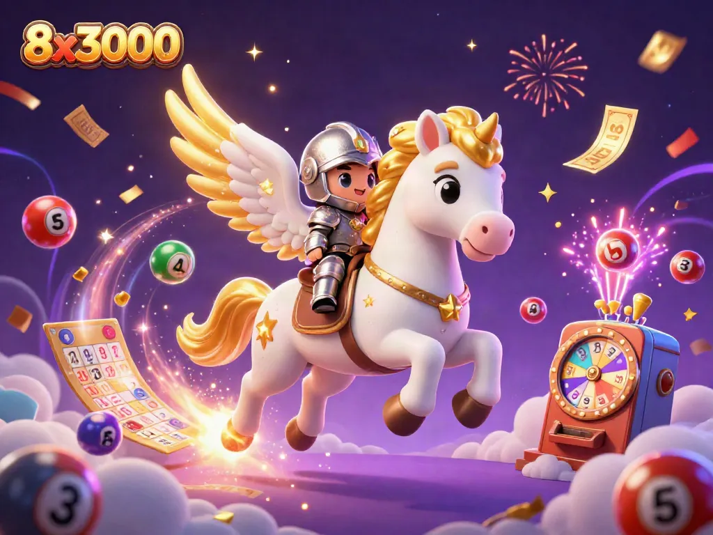 Experience thrilling wins with 8x3000 in an exciting casino game scene filled with vibrant elements.