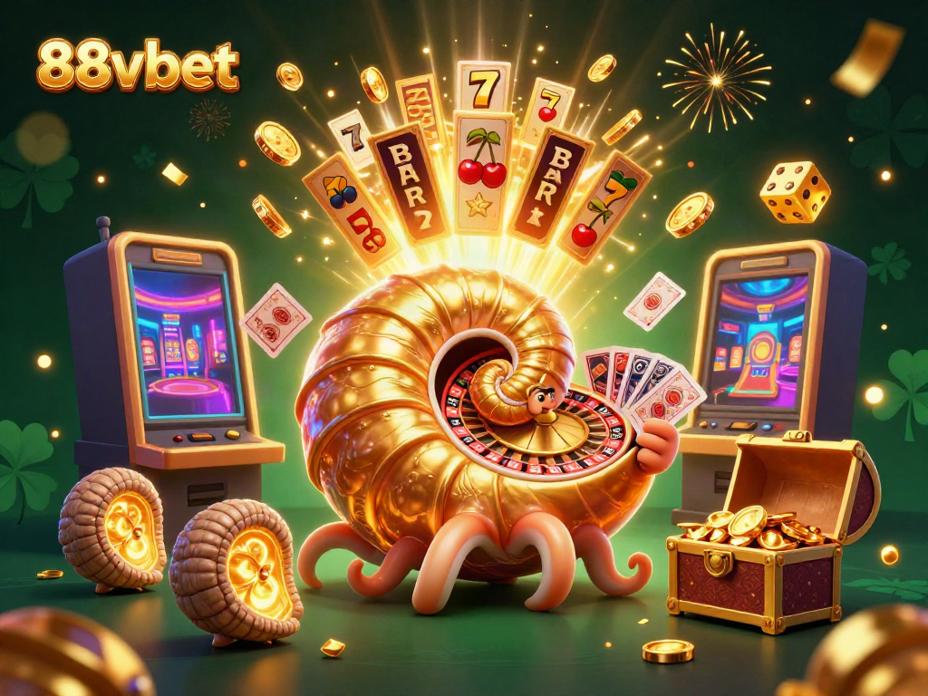 Engage with thrilling 88vbet casino action in a vibrant, dynamic 3D scene.