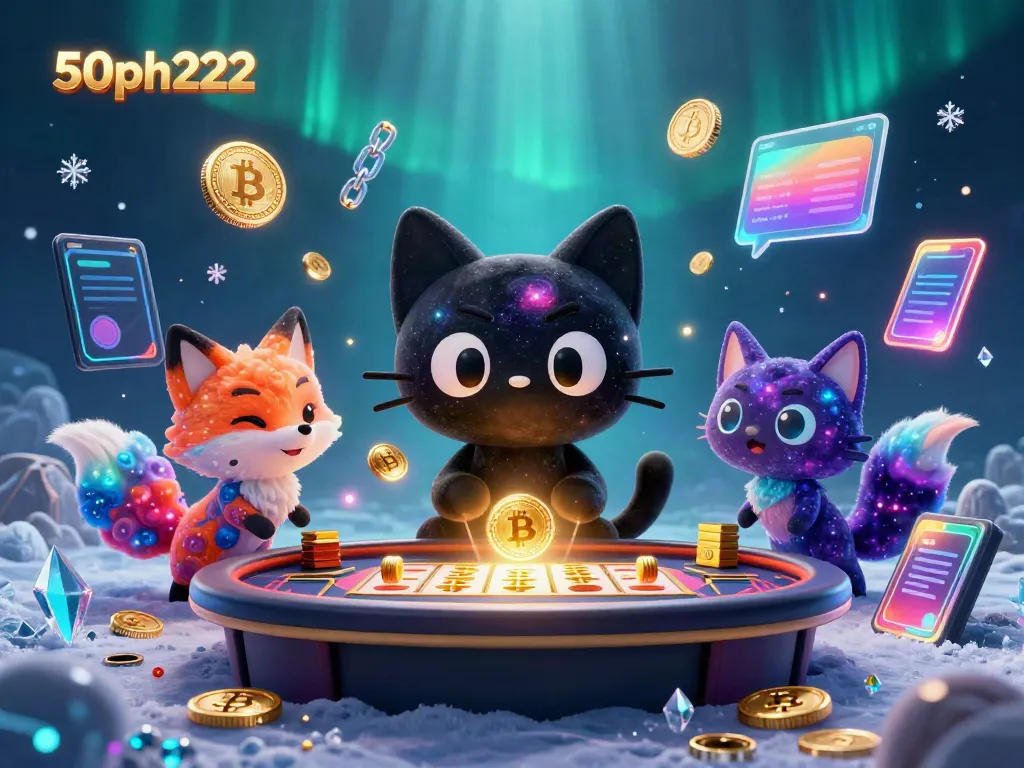 Engage in thrilling games with the 50ph222 black hole cat and cosmic casino elements.