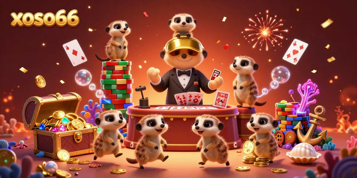 Engage in thrilling casino antics with xoso66, where meerkats lively operate a colorful, treasure-filled atmosphere.