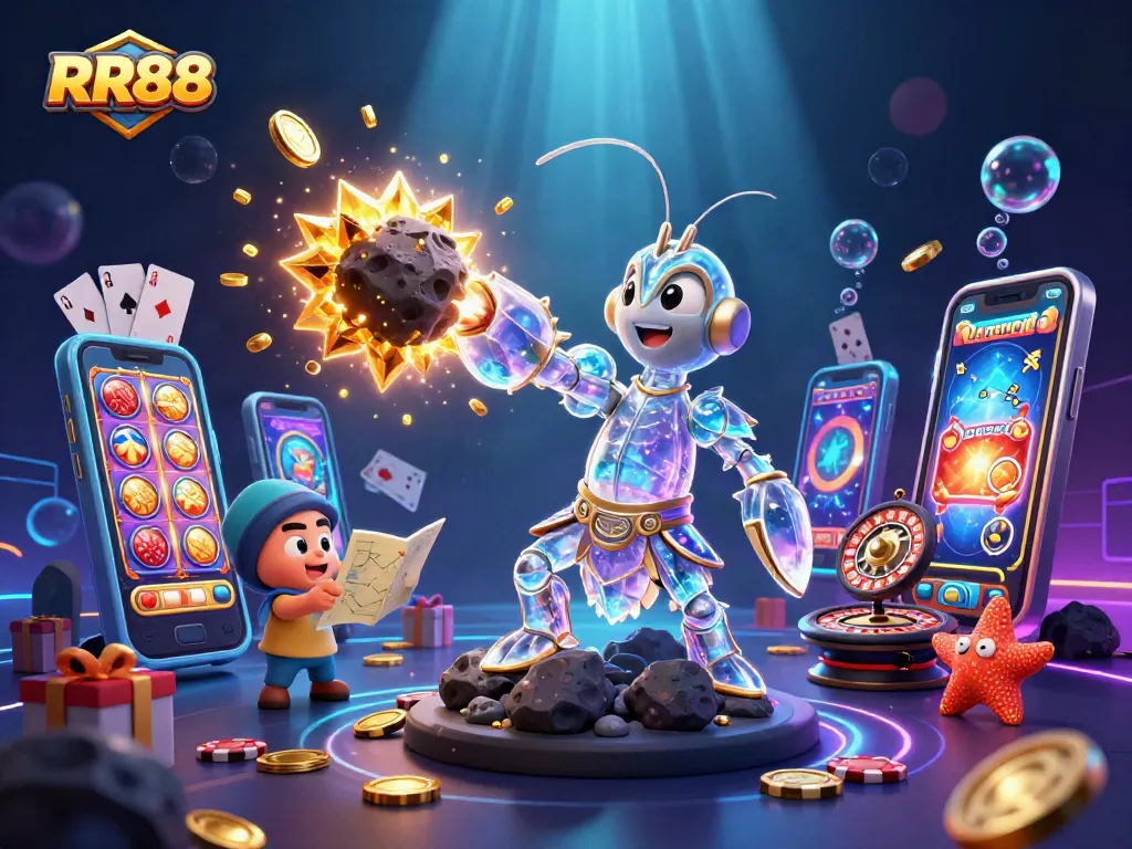 Experience thrilling adventures at RR88 with vibrant slot games, treasure bursts, and captivating characters.