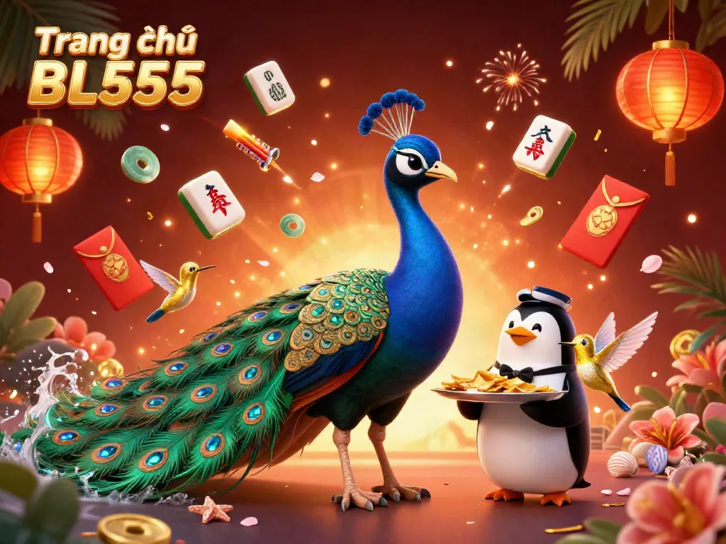 Experience the vibrant world of Trang chủ BL555 with enticing gaming elements, showcasing the excitement of betting.