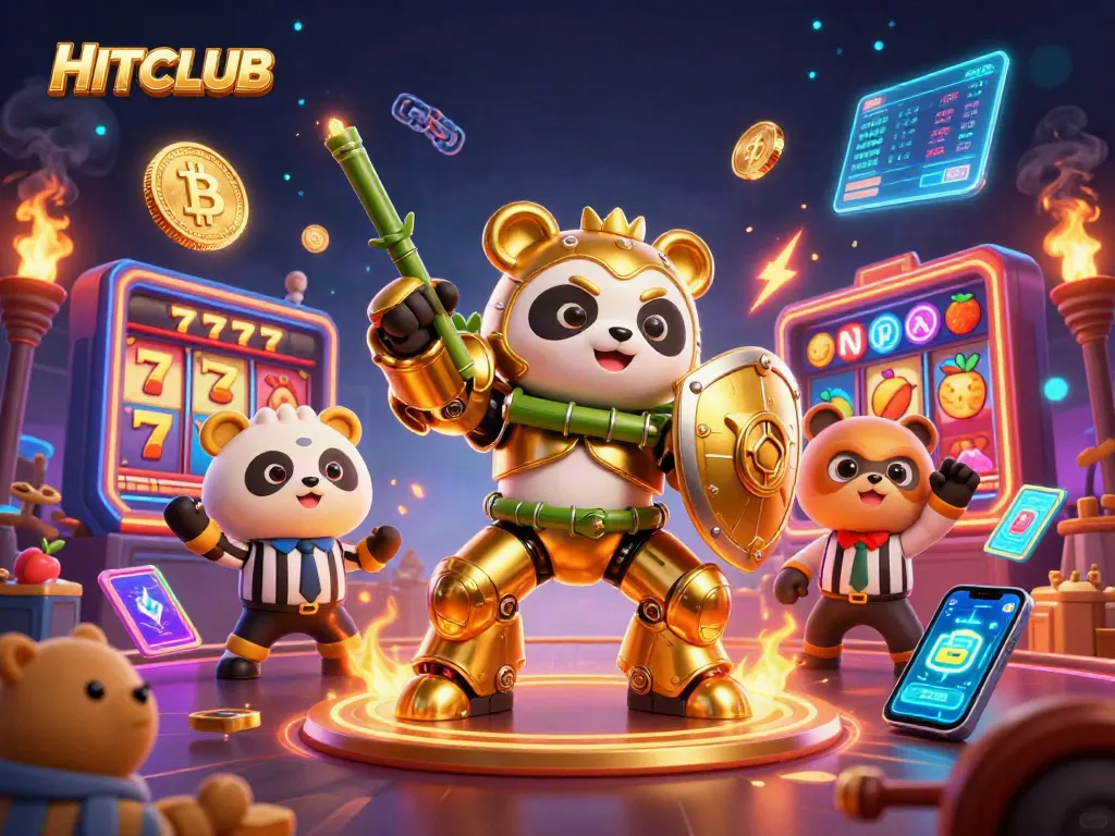Experience HITCLUB's exciting casino adventure with vibrant slot reels and engaging action.