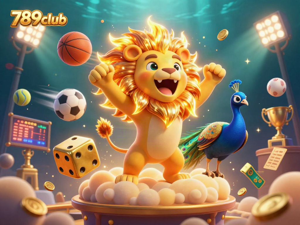 Experience excitement with 789club through a vibrant 3D casino world, capturing dynamic gaming action.