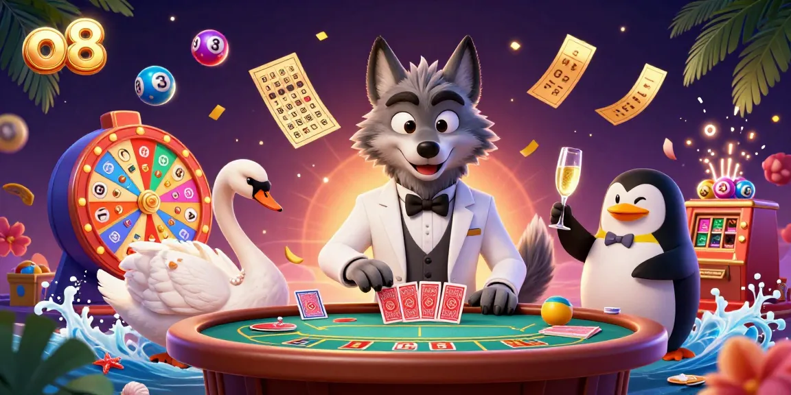 Experience the thrilling world of o8 with 3D characters enjoying dynamic casino gameplay.