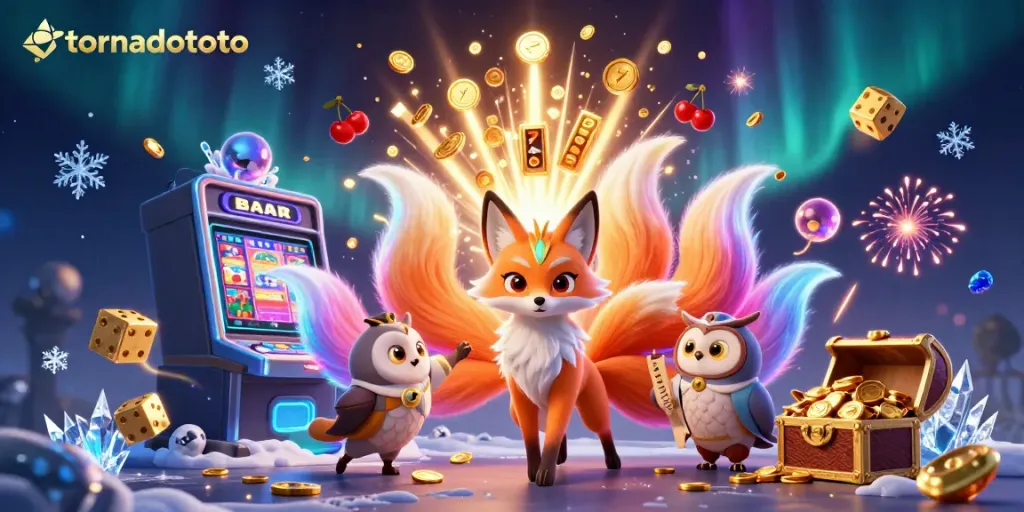 Spin the slots at tornadototo with colorful characters, jackpots, and vibrant casino elements!
