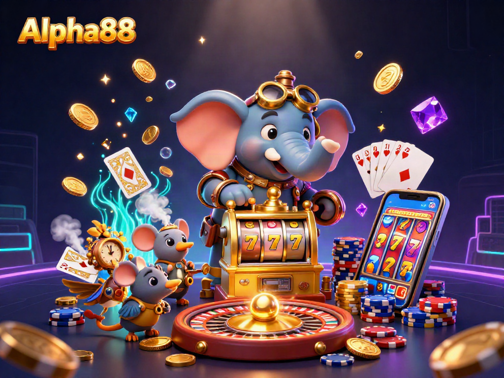 Spin the reels and win at Alpha88 with captivating slot adventures and rich casino elements