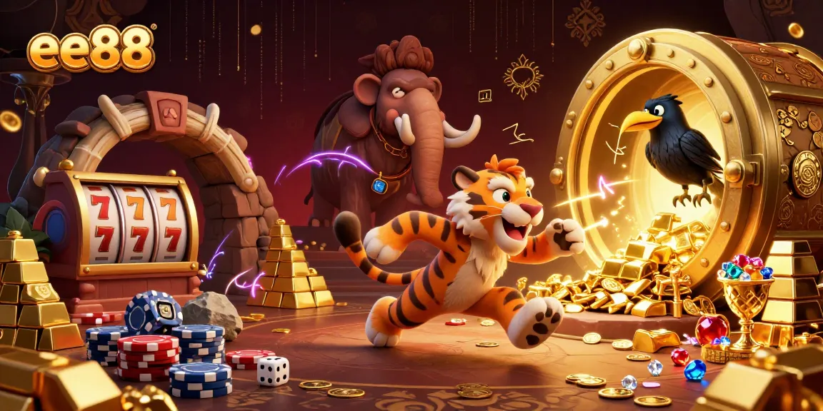 Spin to win at ee88's unique prehistoric casino with vibrant treasures and engaging gameplay.