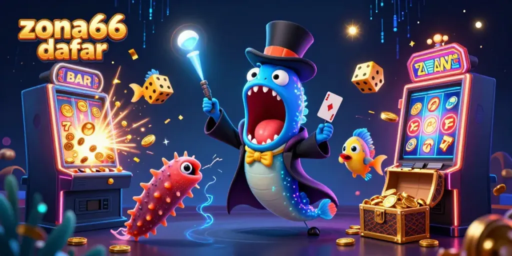 Join the excitement at zona66 daftar with a magical casino adventure featuring whimsical sea creatures.