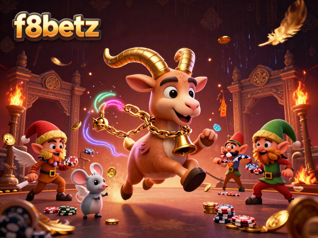Engage in thrilling gambling action at f8betz as joyfully chaotic characters bring a holiday casino to life.
