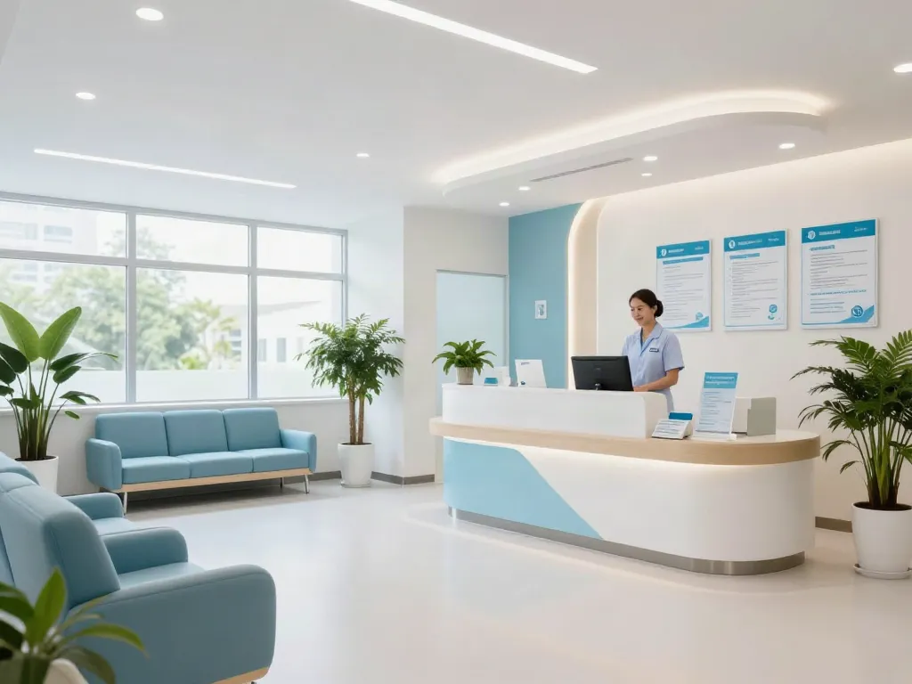 Situs togel healthcare services: Compassionate doctor consultation in a modern health clinic.