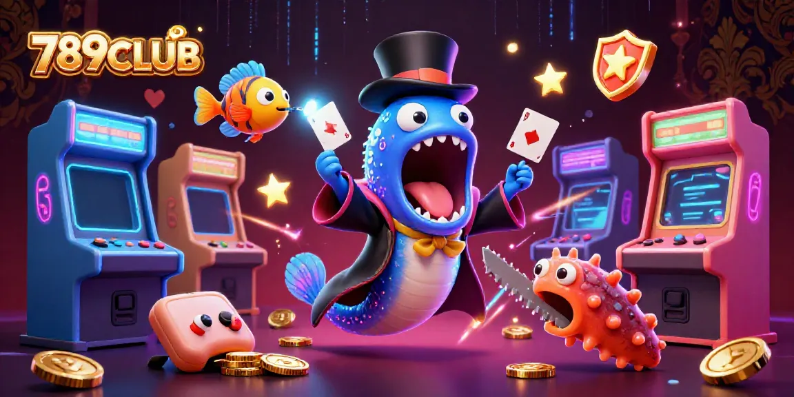 Experience the magic of 789CLUB with a vibrant 3D scene showcasing thrilling casino game action.