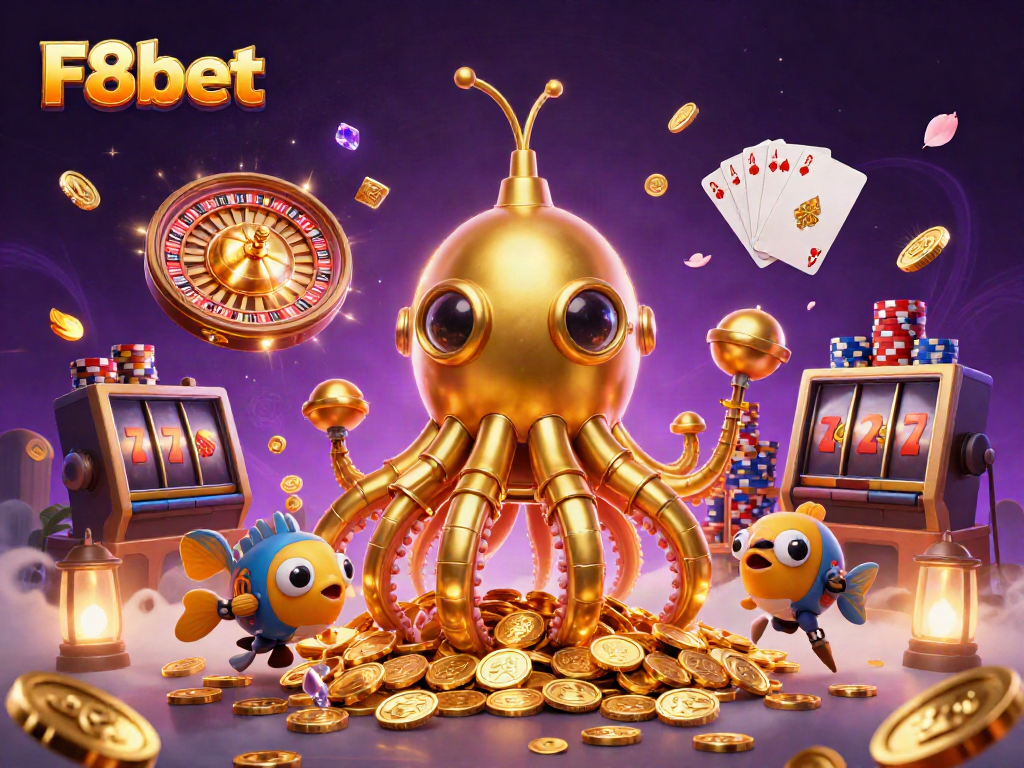 Experience the thrill of F8bet’s golden underwater world filled with casino treasures.