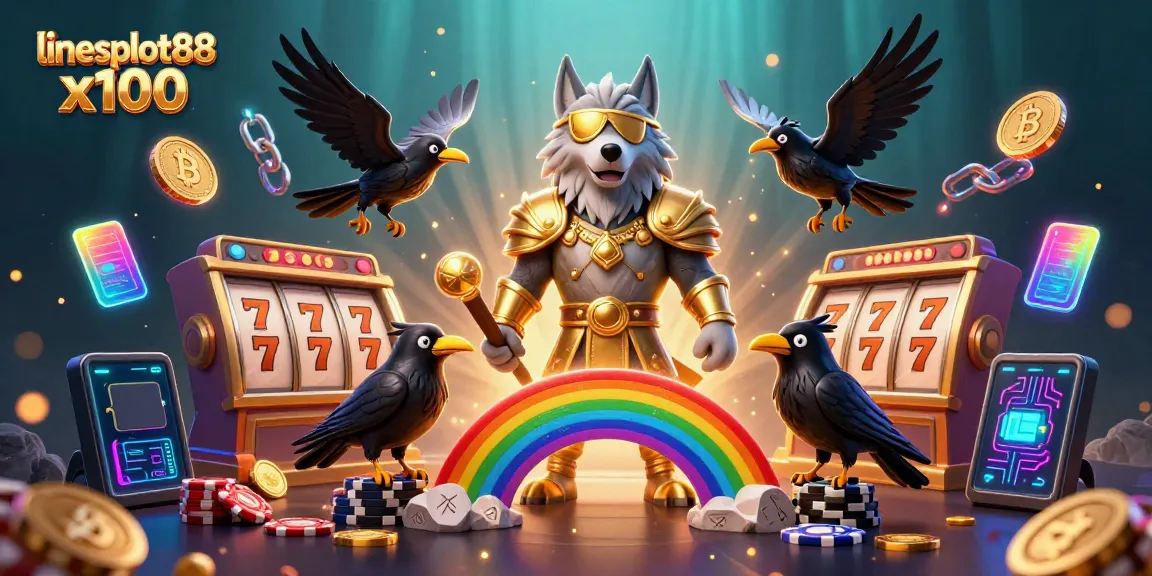 Experience the thrill at lineslot88 x100 with vibrant Norse-inspired casino elements.