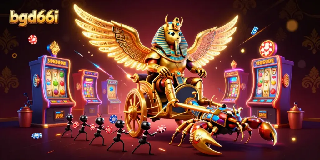 Engage in thrilling gaming adventures at bgd66i with vibrant slot machines and charismatic characters.