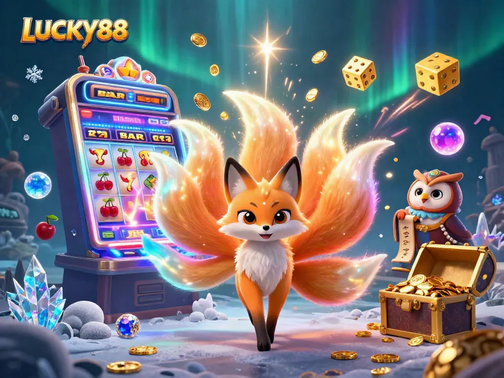 Spin the reels in LUCKY88 and unleash the fortune with vibrant symbols and joyful characters.